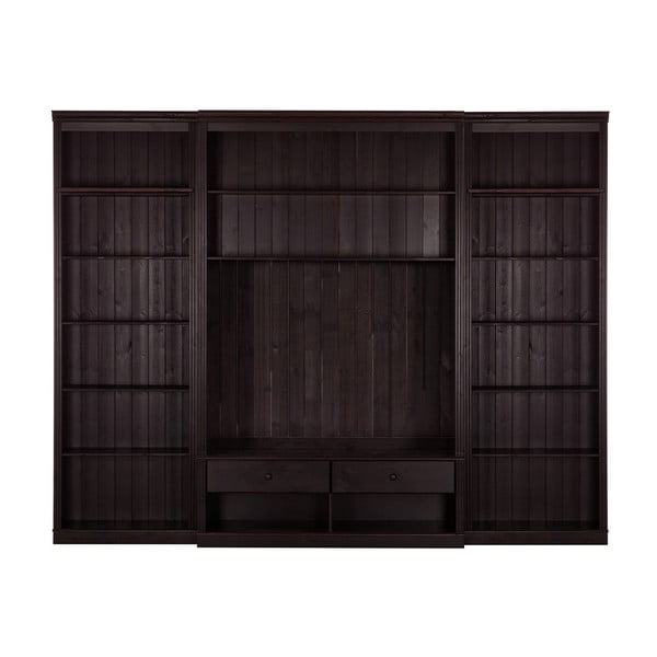 Rjav TV komplet iz masivnega bora 288x223 cm Anita – Støraa