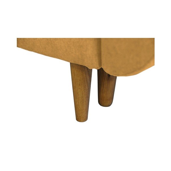 Gorčično rumena raztegljiva sedežna garnitura za tri osebe Cosmopolitan design Barcelona-image-2