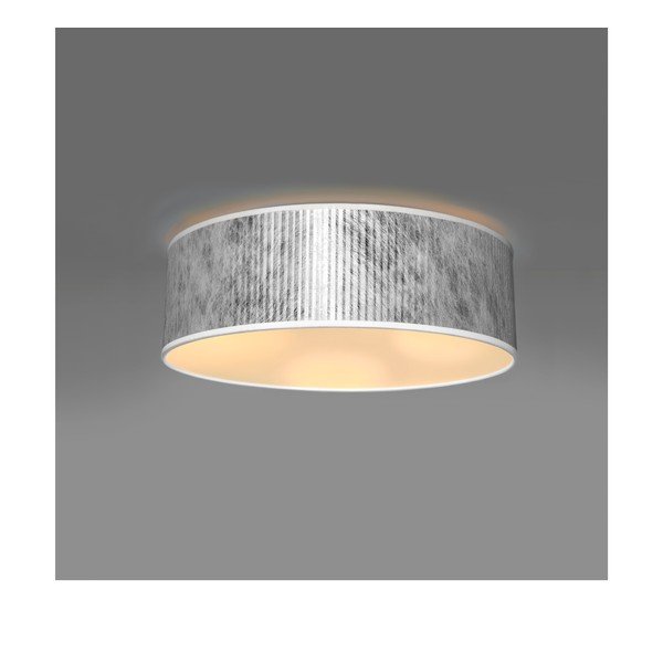 Stropna svetilka v srebrni barvi Sotto Luce Tres Plisado, Ø 30 cm-image-1