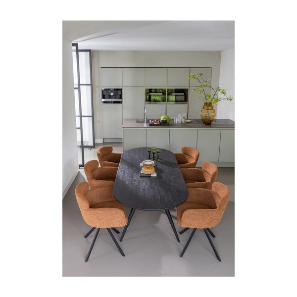 Jedilna miza s hrastovo mizno ploščo 90x220 cm Tablo – WOOOD-image-2