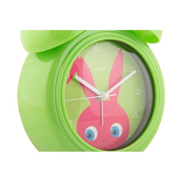 Otroška budilka ø 15 cm Peekaboo Bunny – Karlsson-image-2