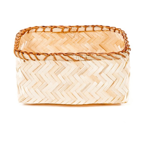 Košara za shranjevanje iz bambusa Compactor Halong Basket, 26 x 12 cm-image-1