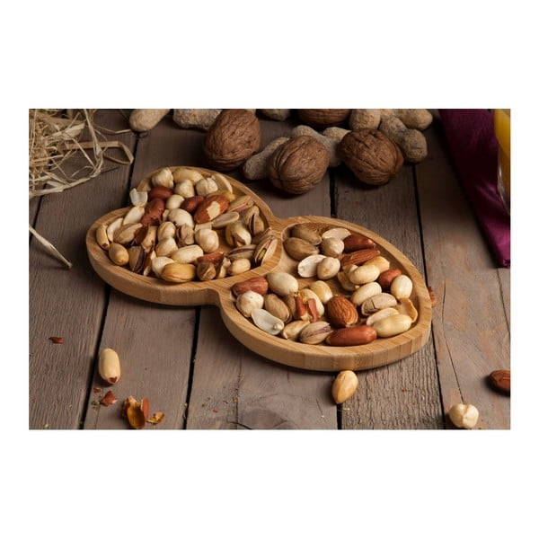 Bambusov pladenj za serviranje v obliki srca Bambum Amor-image-3