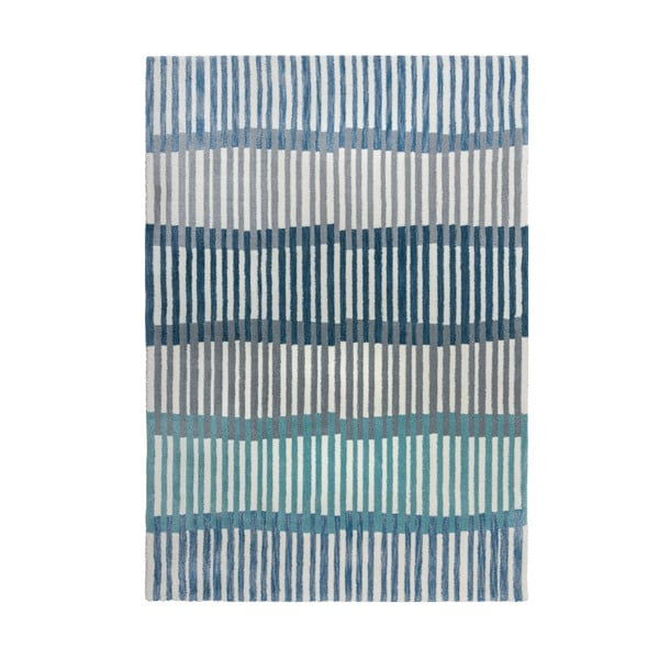 Modra preproga Flair Linear Stripe, 160 x 230 cm