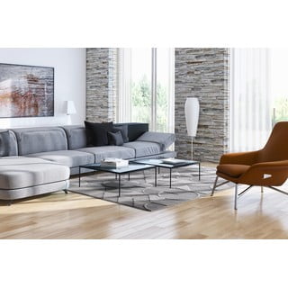 Siva/kremno bela preproga 200x280 cm Lori – FD