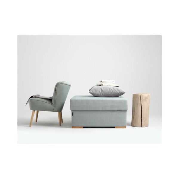 Svetlo modra oblika po meri Atlantica footstool-image-1