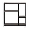 Črn kovinski regal 80x86 cm Newcastle – Actona
