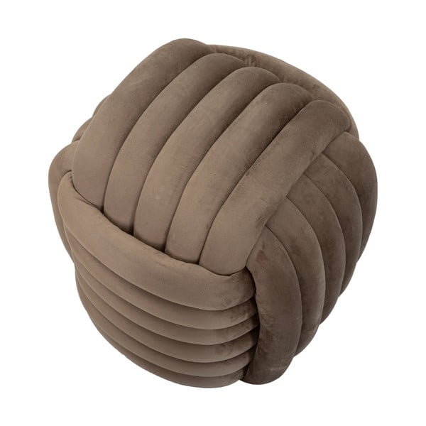 Siv/rjav žameten tabure Softy – Mauro Ferretti-image-3