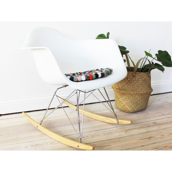Sedežna blazina iz volnenih kroglic Wooldot Ball Chair Multi Pang, ⌀ 39 cm-image-2