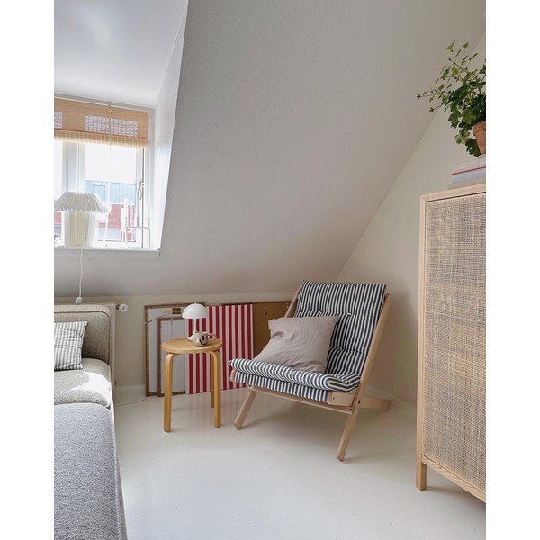 Zložljiv fotelj Karup Design Boogie Black/Linen Beige-image-4