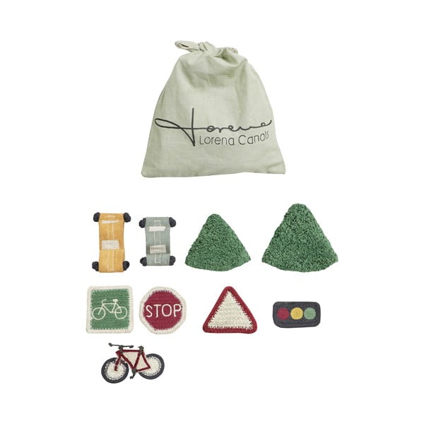 Siva bombažna otroška igralna preproga 120x170 cm Eco-City – Lorena Canals-image-4