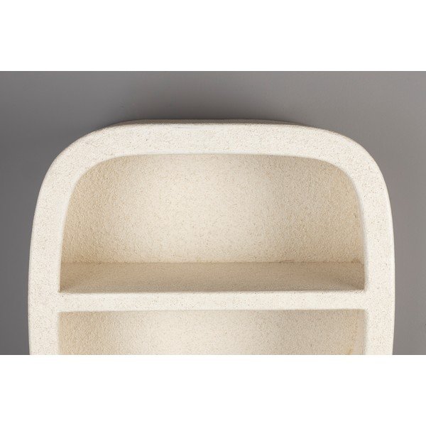 Kremno bela večnivojska polica 54 cm Veda – Dutchbone-image-4