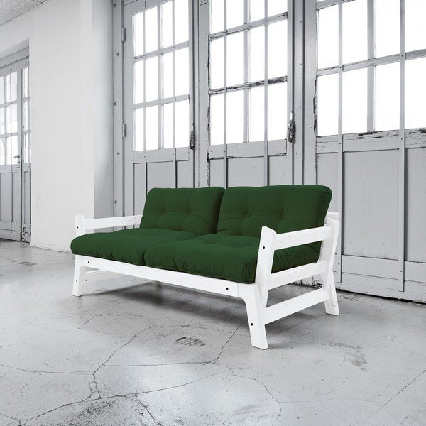 Raztegljiv kavč Karup Step White/Botella