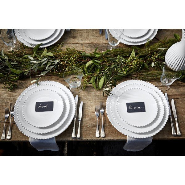 Bel keramičen desertni krožnik Costa Nova Pearl, ⌀ 22 cm-image-1