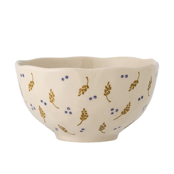 Kremno bela lončena skledica 400 ml Pippine – Bloomingville