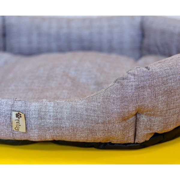 Svetlo rjava bombažna postelja 90x70 cm Bobík - Petsy-image-3