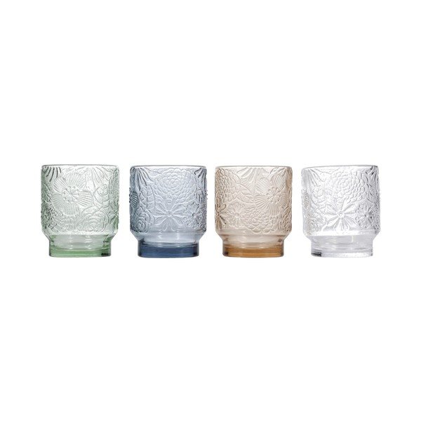 Kozarci v kompletu 4 ks 300 ml Flora – Salt&Pepper-image-3