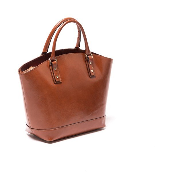Usnjena torbica Sofia Cardoni 3016 Cognac-image-2