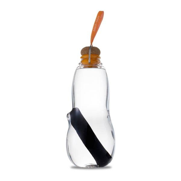 Oranžna filtrirna steklenička z binchotanom Black + Blum Pure, 800 ml