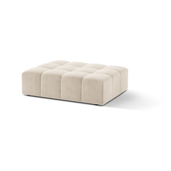 Kremno bel žameten tabure Chicago – Cosmopolitan Design-image-1