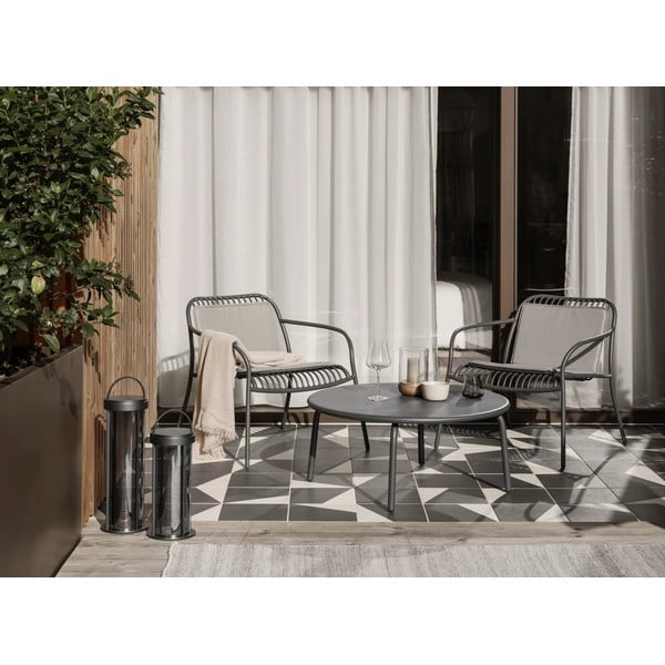 Siva vrtna sedežna blazina 45,5x75 cm Yua – Blomus-image-4