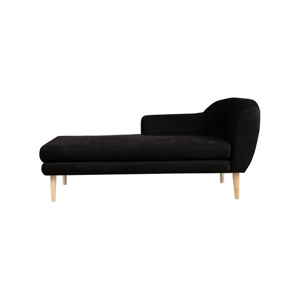 Črn ležalnik Mazzini Sofas Sardaigne-image-3