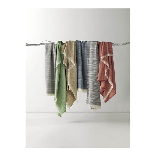 Temno siva pletenina z bombažem Euromant Toscana, 140 x 160 cm-image-1