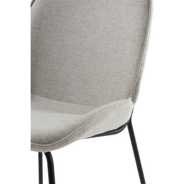 Siv jedilni stol s kovinsko podnožje Canett Hella-image-3