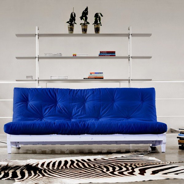 Raztegljiv kavč Karup Fresh White/Royal-image-1