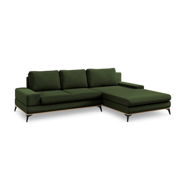 Zelena raztegljiva sedežna garitura Windsor & Co Sofas Planet, desni kot-image-2