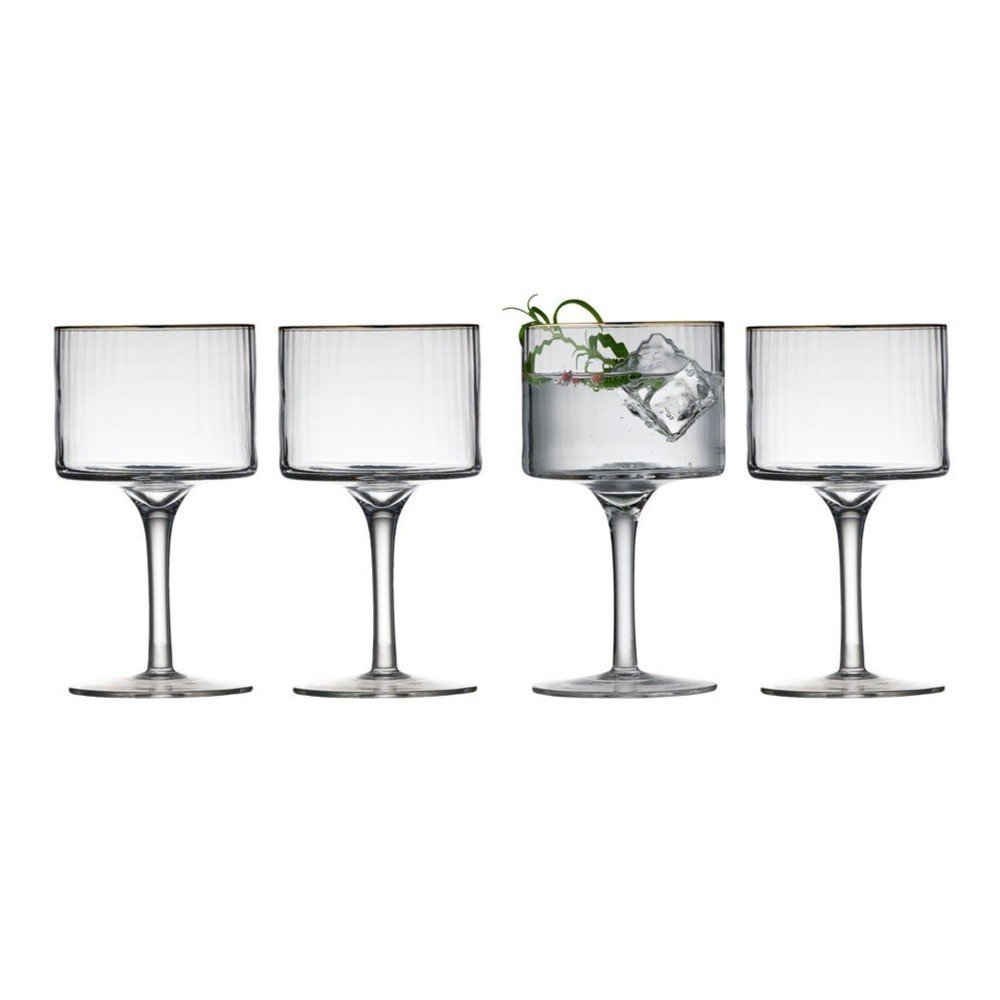 Komplet 4 kozarcev za gin in tonik Lyngby Glas Palermo, 320 ml