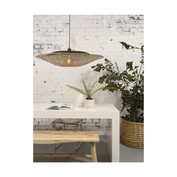 Viseča svetilka iz bambusa Good&Mojo Kalimantan, ⌀ 87 cm-image-3