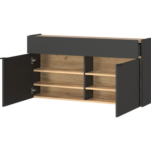 Antracitno siva omarica 110x57x22 cm Ameca – Germania-image-3