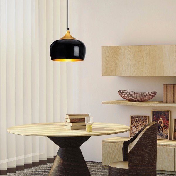 Črna viseča svetilka Opviq lights Berceste Elegant-image-4