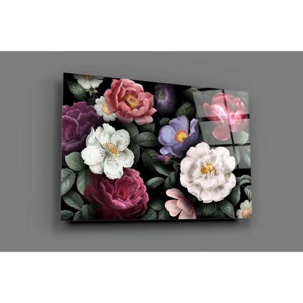 Steklena slika Insigne Flowers-image-3