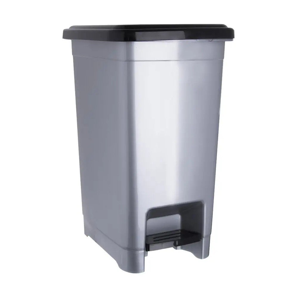 Plastični koš za odpadke s pedalom 15 l Slim