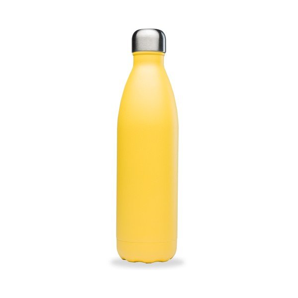 Rumena steklenica za vodo iz nerjavečega jekla 750 ml Pop - Qwetch-image-1