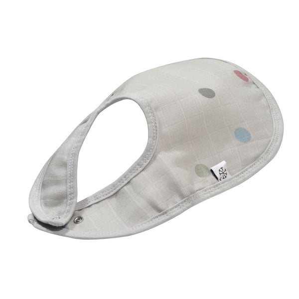 Siv muslinski slinček Kindsgut Dots-image-4