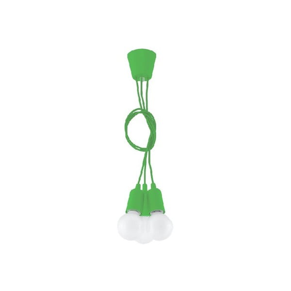 Zelena viseča svetilka 15x15 cm Rene - Nice Lamps
