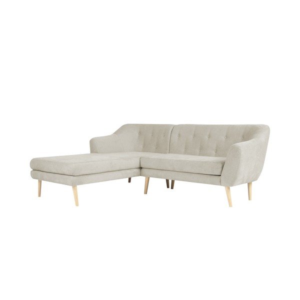 Bež sedežna garnitura z ležalnikom na levi strani Mazzini Sofas Sicile-image-3
