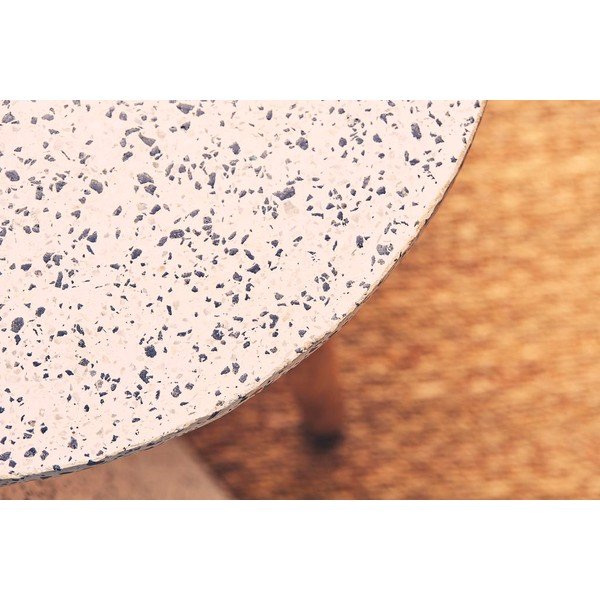 Okrogla mizica s terazzo ploščo ø 42 cm Terrazzo - Jardin d'Ulysse-image-2