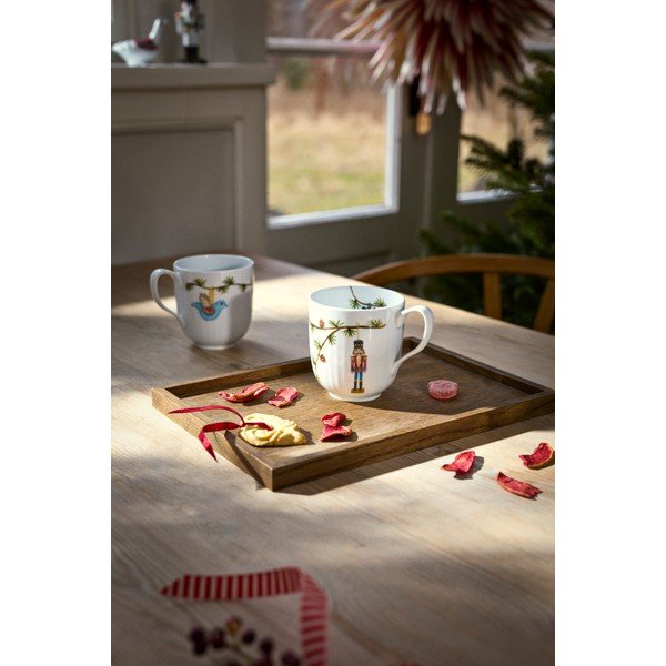 Bela porcelanasta skodelica z božičnim motivom 330 ml Hammershøi Christmas – Kähler Design-image-3