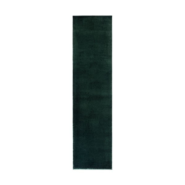 Temno zelen tekač iz recikliranih vlaken 60x230 cm Sheen – Flair Rugs