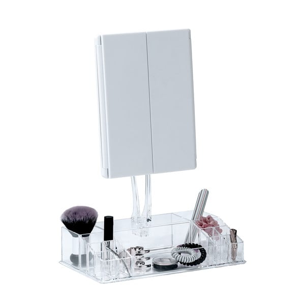 Kozmetično ogledalo z lučjo/povečevalno (3x) 34,5x39 cm Fanano – Wenko-image-3