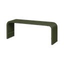 Zelena kovinska vrtna klop Nokk – noo.ma