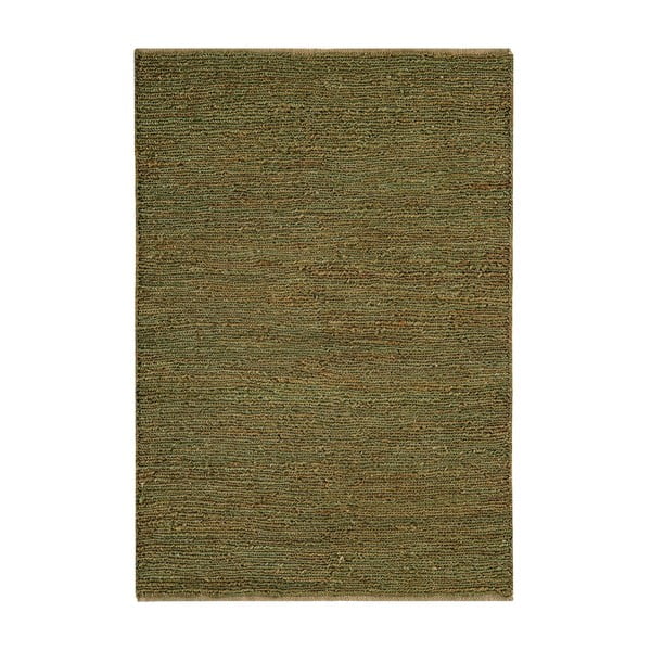 Temno zelena ročno tkana preproga iz jute 160x230 cm Soumak – Asiatic Carpets