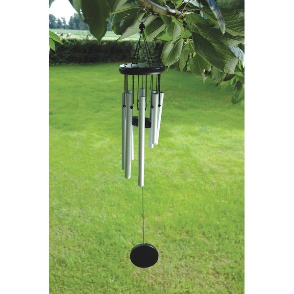 Viseči zvončki v srebrni barvi Esschert Design, višina 56,5 cm-image-1