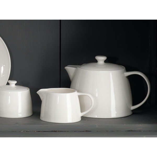Čajnik iz belega porcelana Mikasa Ridget, 1,4 l-image-1