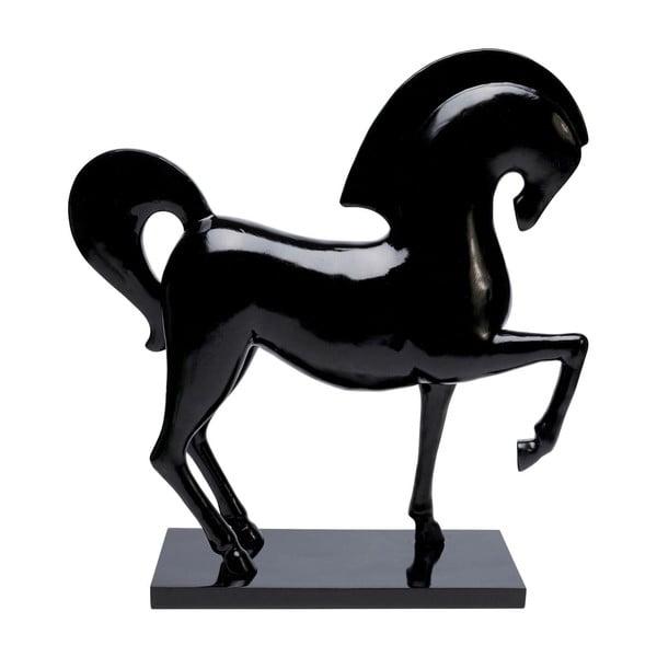 Črn kipec konja Kare Design Proud Horse