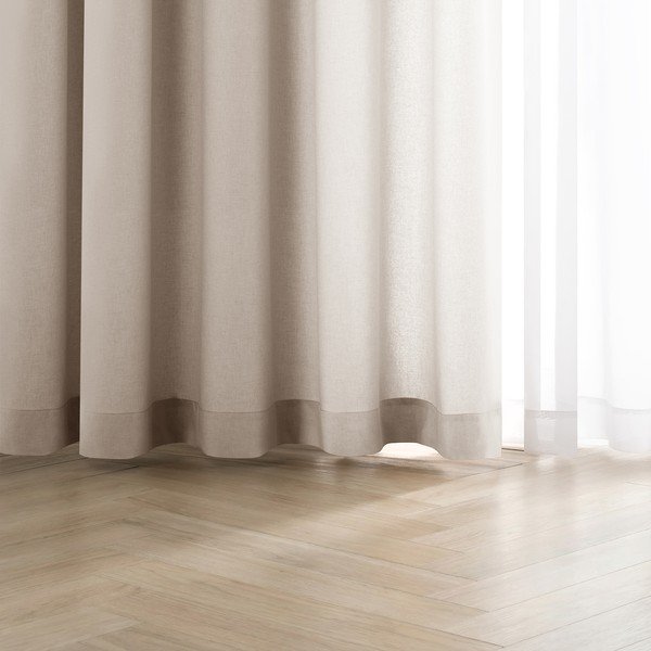 Kremno bela zavesa za delno zatemnitev Calisto – Filumi-image-3